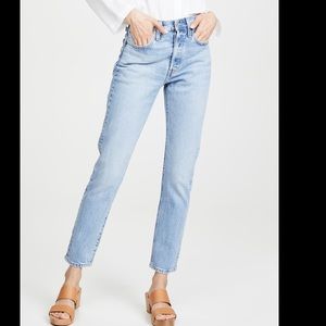 Revolve Levi's 501 Skinny Jeans in Tango Light - Size 26 x 28